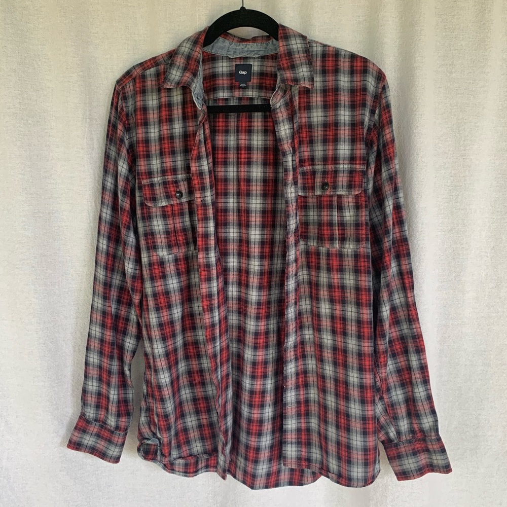 Red & Black Gap Flannel